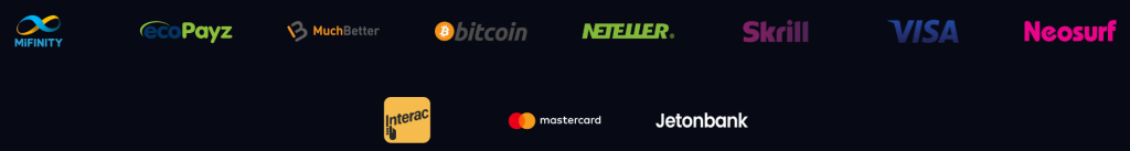 Goldwin Casino - Payment Methods