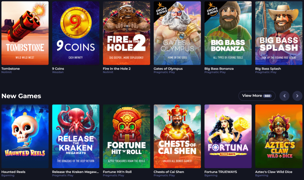 Pit Bet Casino Games