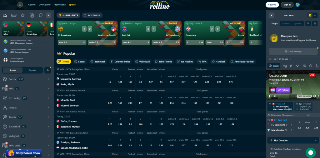 Rollino SportsBetting