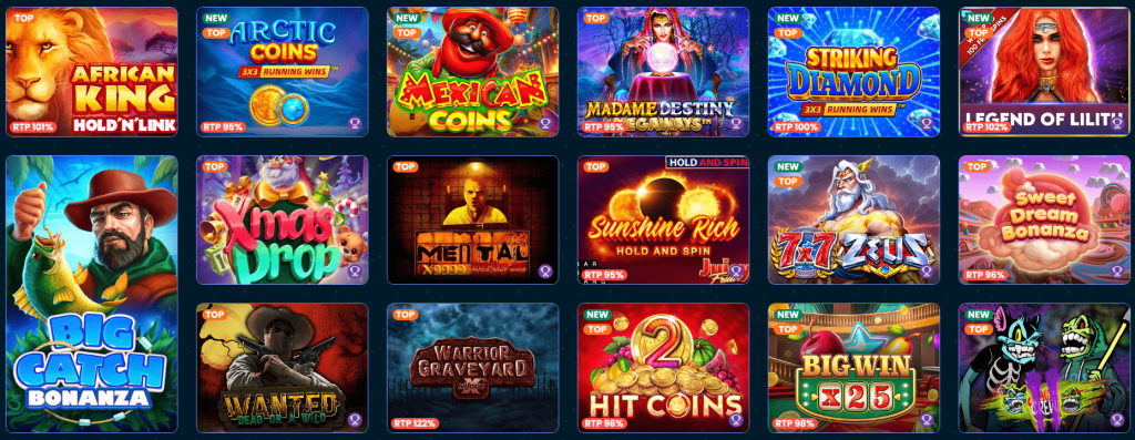 Rollino Casino Games